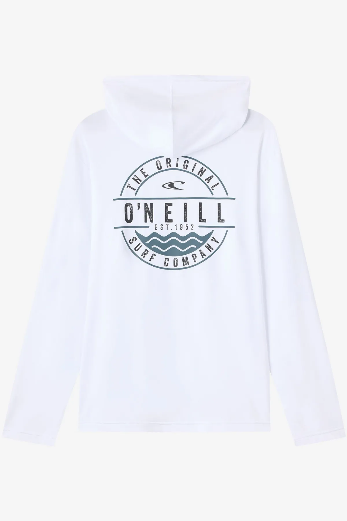 Tops^O'Neill Boy's TRVLR Upf Hooded Ls - Blaze Long Sleeve Pullover - | white