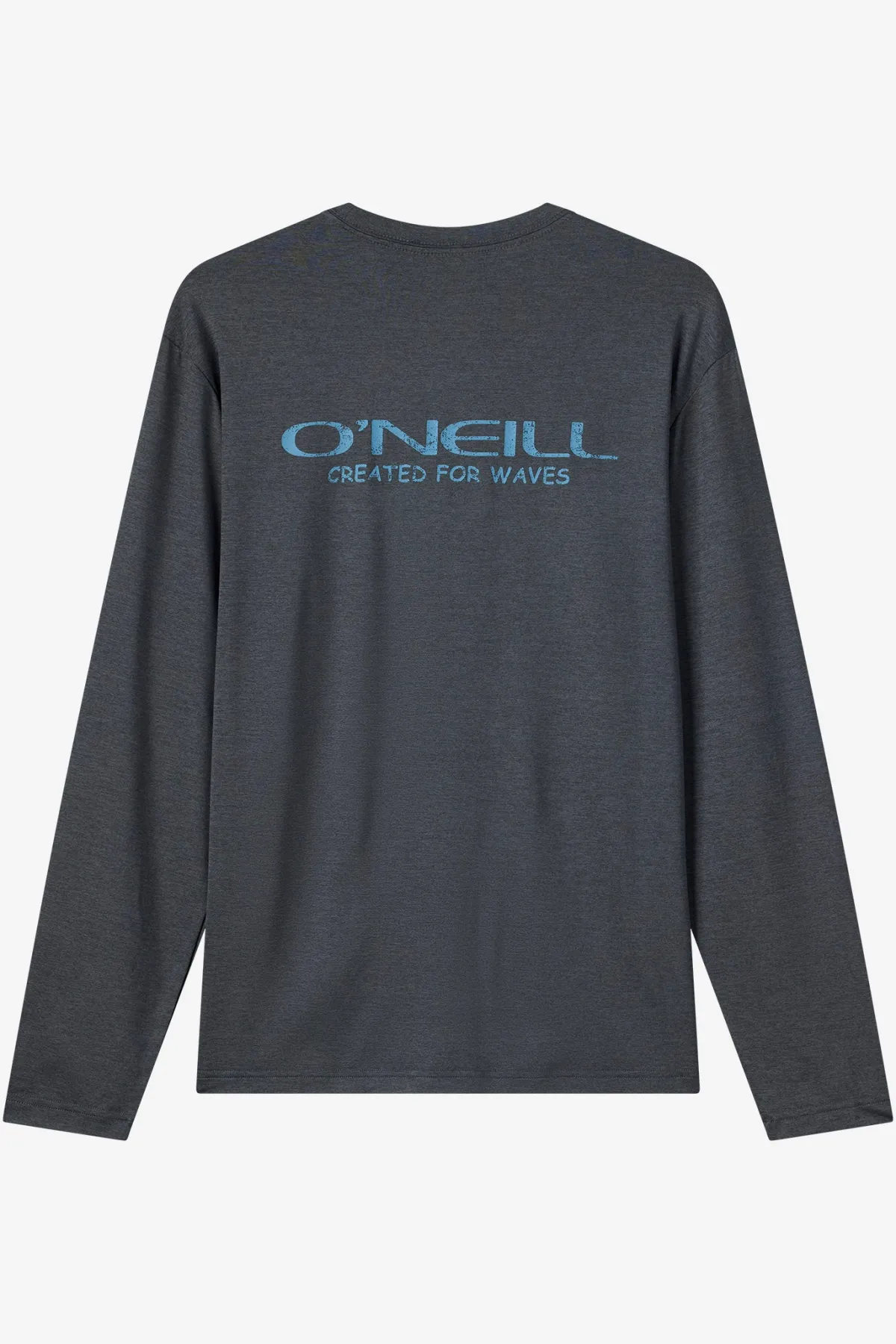 Tops^O'Neill Boy's TRVLR Upf Ls - Stacked Long Sleeve Pullover - | hthr black