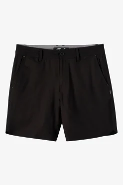 Bottoms^O'Neill Boy's Utility Scallop Hybrid 16" Hybrid Shorts - | black