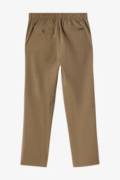 Bottoms^O'Neill Boy's Venture Hybrid Elastic Waist Pants - | chocolate chip
