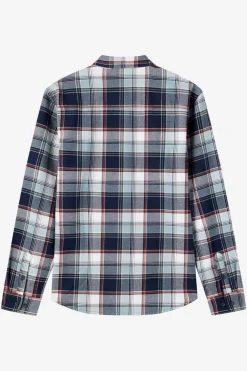 Tops^O'Neill Boy's Winslow Plaid Flannel Long Sleeve Shirt - | navy