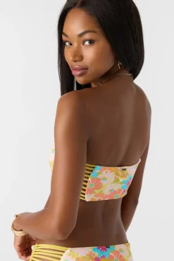 Bikini Tops^O'Neill Brasilia Floral Bells Bandeau Top - | multi clr