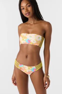 Bikini Tops^O'Neill Brasilia Floral Bells Bandeau Top - | multi clr