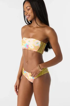 Bikini Tops^O'Neill Brasilia Floral Bells Bandeau Top - | multi clr