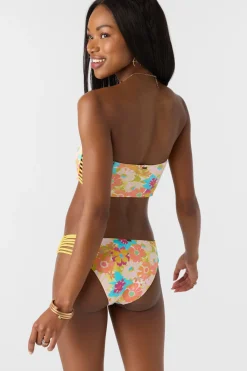 Bikini Tops^O'Neill Brasilia Floral Bells Bandeau Top - | multi clr