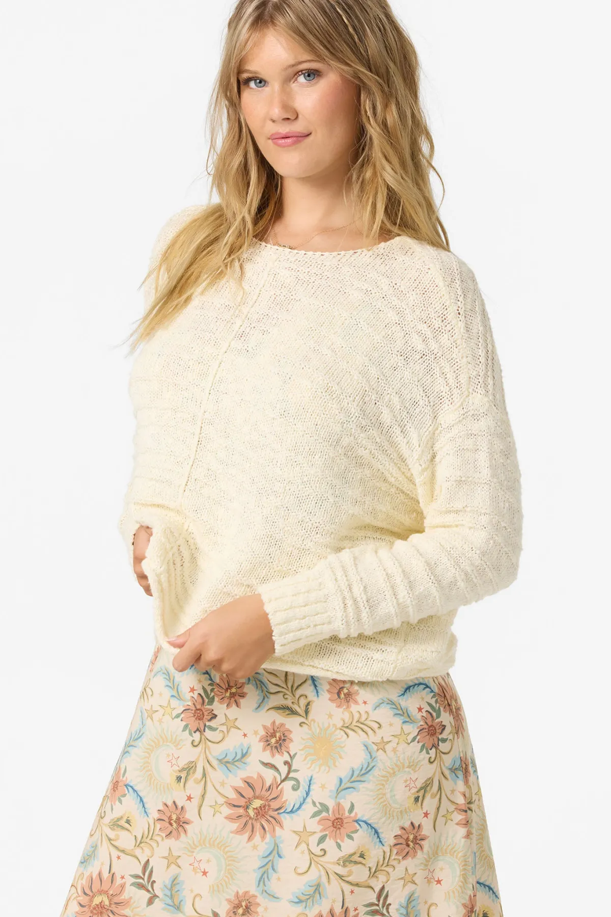 Sweaters, Hoodies & Fleece^O'Neill Brayton Long Sleeve Sweater - | winter white