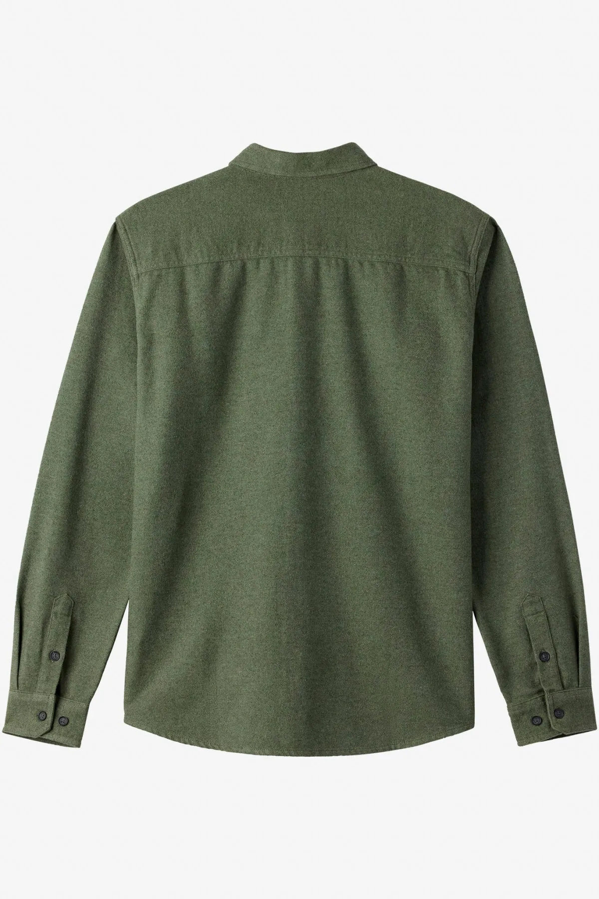 Shirts & Flannels^O'Neill Breakwater Solid Flannel Standard Fit Long Sleeve Shirt - | dark olive