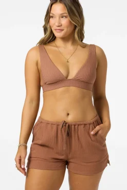 Matching Sets^O'Neill Brenda Beach Shorts - | carob brown
