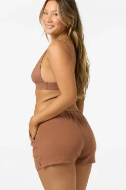 Matching Sets^O'Neill Brenda Beach Shorts - | carob brown