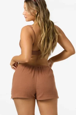 Matching Sets^O'Neill Brenda Beach Shorts - | carob brown