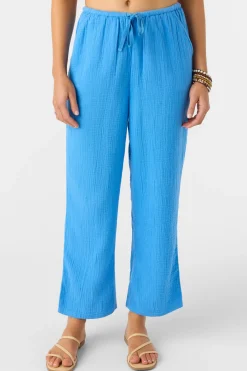 Bottoms^O'Neill Brenda Crinkle Double Gauze Beach Pants regatta