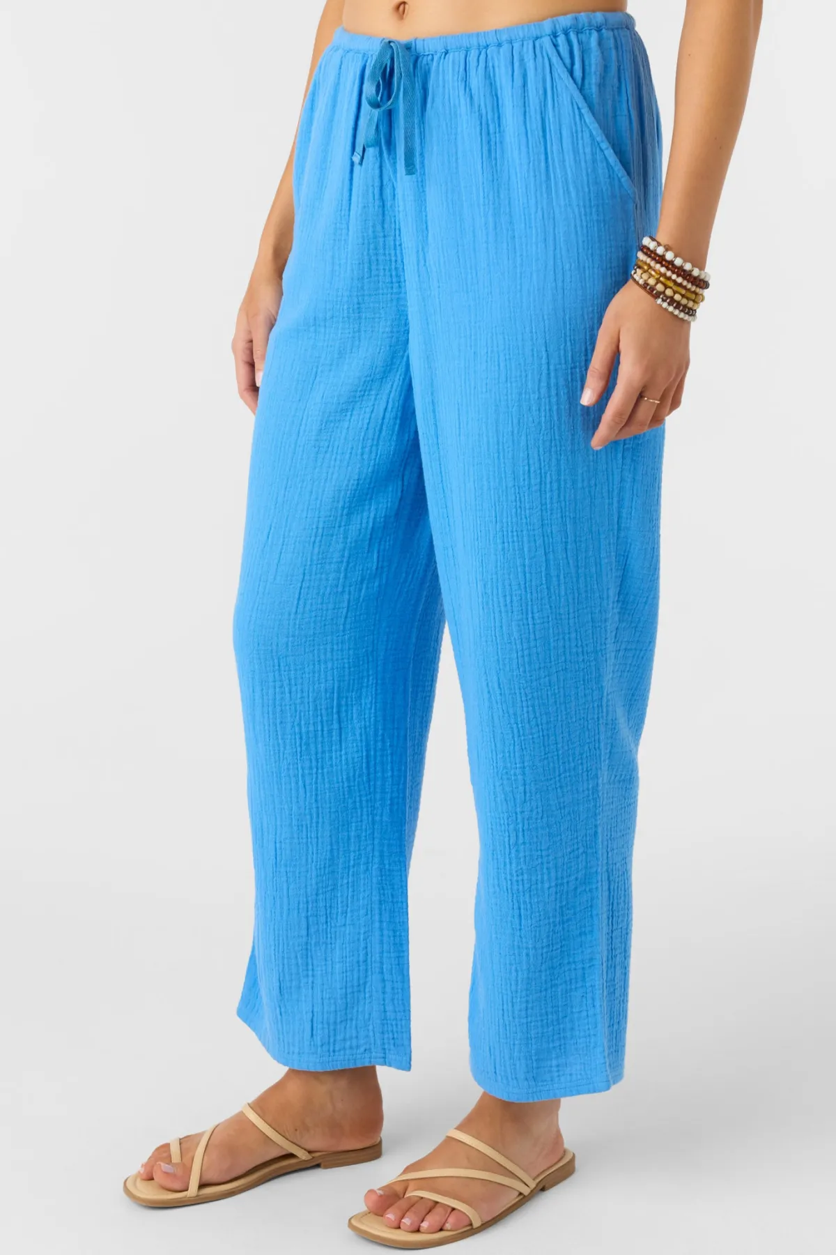 Bottoms^O'Neill Brenda Crinkle Double Gauze Beach Pants regatta