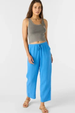 Bottoms^O'Neill Brenda Crinkle Double Gauze Beach Pants regatta