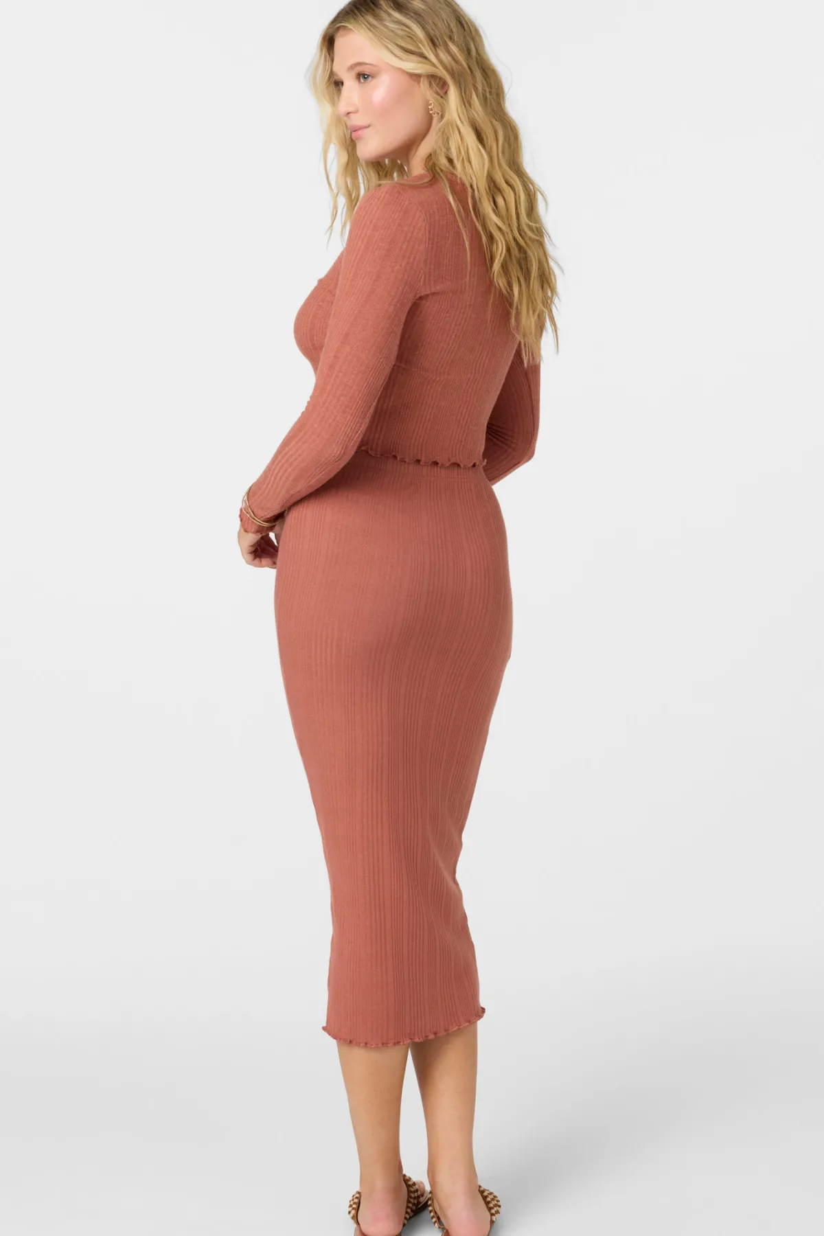 Bottoms^O'Neill Brennan Midi Skirts - | cedar wood