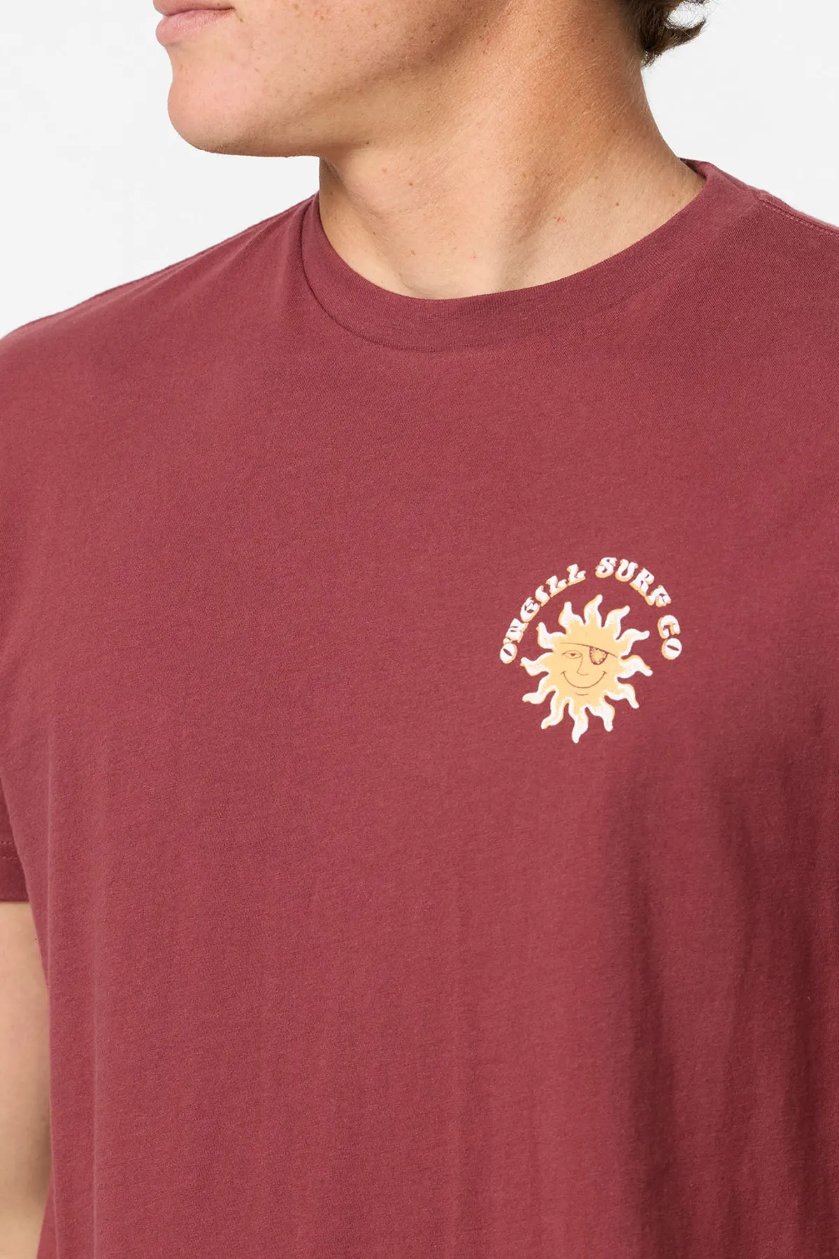 Tees & Tanks^O'Neill Brightside Standard Fit Tee oxblood red