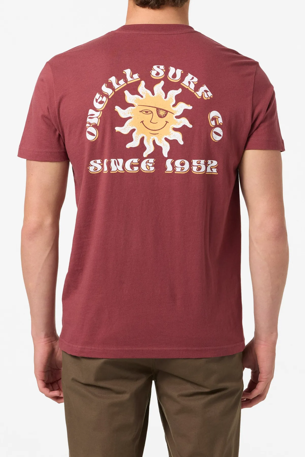 Tees & Tanks^O'Neill Brightside Standard Fit Tee oxblood red