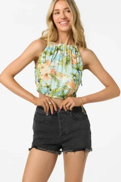 Tops^O'Neill Brynn Sleeveless Top - | nile blue