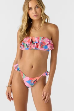 Bikini Tops^O'Neill Cabana Floral Diaz Bandeau Top - | multi clr