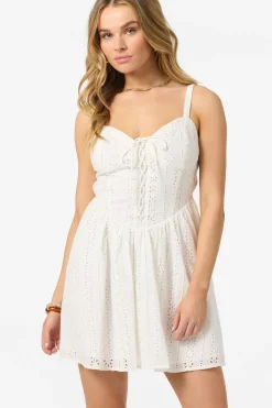 New Arrivals|Dresses^O'Neill Camden Embroidered Mini Dress Short Dress - | white