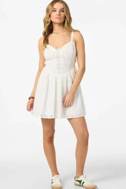 New Arrivals|Dresses^O'Neill Camden Embroidered Mini Dress Short Dress - | white