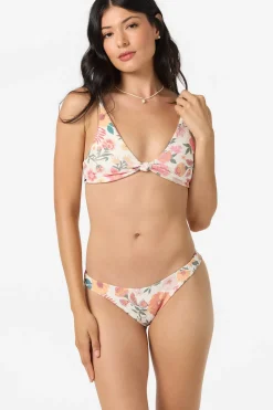 Bikini Bottoms^O'Neill Camellia Floral Hermosa Skimpy Bottoms - | vanilla
