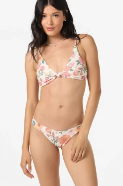 Bikini Bottoms^O'Neill Camellia Floral Hermosa Skimpy Bottoms - | vanilla