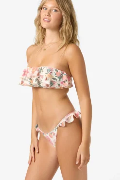 Bikini Bottoms^O'Neill Camellia Floral Jalisco Cheeky Bottoms vanilla