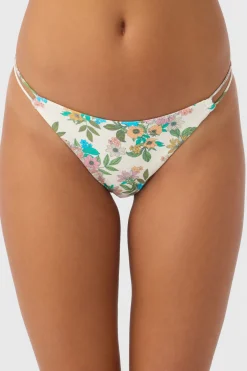 Bikini Bottoms^O'Neill Cara Floral Bondi Skimpy Bottoms - | vanilla