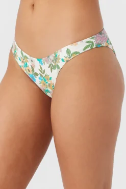 Bikini Bottoms^O'Neill Cara Floral Rockley Medium Bottoms - | vanilla