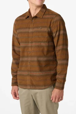 Shirts & Flannels^O'Neill Caruso Stripe Cord Standard Fit Long Sleeve Shirt - | dachshund