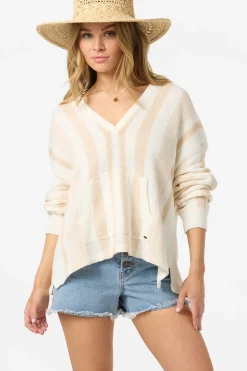 New Arrivals|Tops^O'Neill Catamaran Relaxed Hooded Sweater Long Sleeve Top - | tapioca