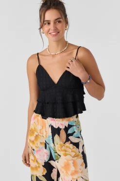 Tops^O'Neill Chloey Sleeveless Top - | black