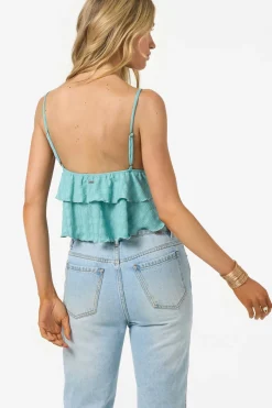 Tops^O'Neill Chloey Sleeveless Top - | nile blue