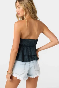 Tops^O'Neill Chloey Sleeveless Tube Top - | slate