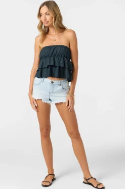 Tops^O'Neill Chloey Sleeveless Tube Top - | slate