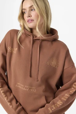 New Arrivals|Matching Sets^O'Neill Chore Break Oversized Hoodie Pullover Fleece - | carob brown