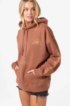New Arrivals|Matching Sets^O'Neill Chore Break Oversized Hoodie Pullover Fleece - | carob brown