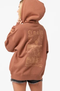 New Arrivals|Matching Sets^O'Neill Chore Break Oversized Hoodie Pullover Fleece - | carob brown