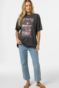 Graphic Tees & Tanks|New Arrivals^O'Neill Chore Break Oversized Tee washed black