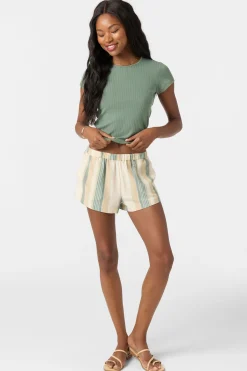 Bottoms^O'Neill Ciara Beach Shorts - | tapioca