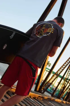 Tees & Tanks^O'Neill Circle Freak Boxy Tee Standard Fit Tee - | grey mineral