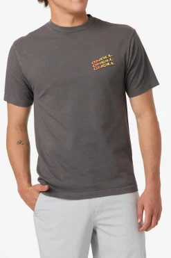New Arrivals^O'Neill Circle Freak Boxy Tee Standard Fit Tee grey mineral