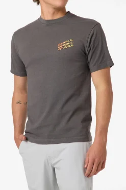 New Arrivals^O'Neill Circle Freak Boxy Tee Standard Fit Tee grey mineral