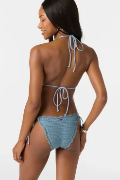 Bikini Bottoms^O'Neill Club House Crochet Skimpy Bottoms - | faded denim