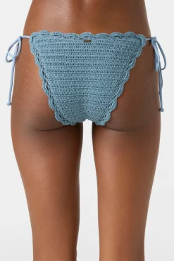 Bikini Bottoms^O'Neill Club House Crochet Skimpy Bottoms - | faded denim
