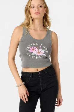 Graphic Tees & Tanks^O'Neill Coast Hibiscus - | smoked pearl