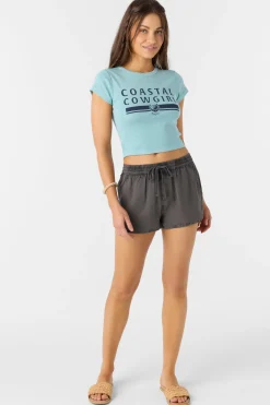 Graphic Tees & Tanks^O'Neill Coastal Cowgirl Tee - | nile blue