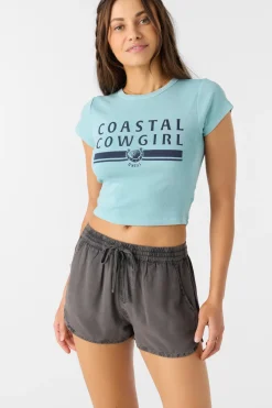 Graphic Tees & Tanks^O'Neill Coastal Cowgirl Tee - | nile blue