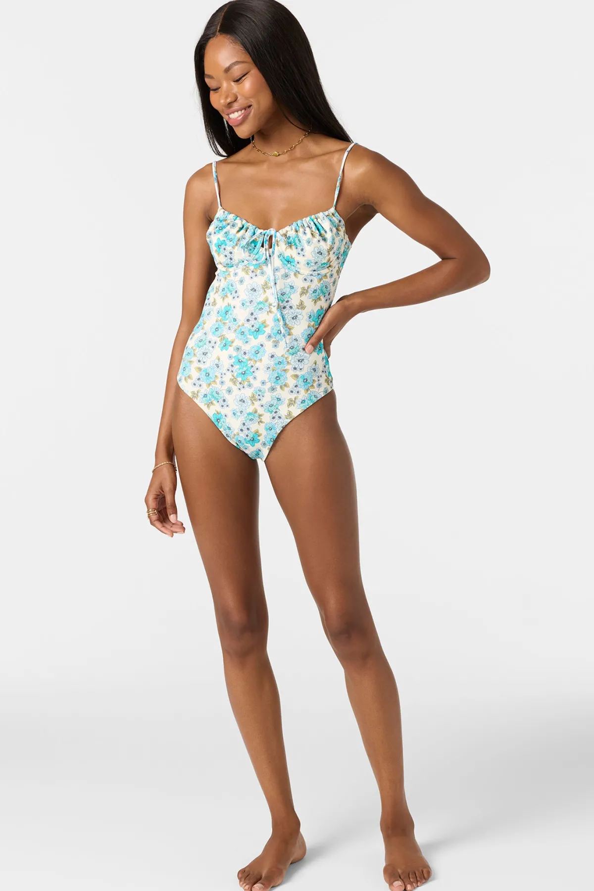 One-Pieces^O'Neill Coastal Floral Kailua One-Piece - | blue mist
