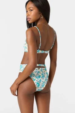 Bikini Tops^O'Neill Coastal Floral Malibu Bralette Top - | blue mist